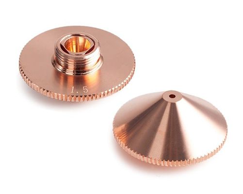 レーザーの切断のノズルの口径0.8mm-7.0mmのスプレーの銅のノズルをタイプしなさい