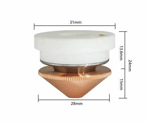 31mm繊維レーザーの髭剃り部のための陶磁器レーザーのノズルのホールダー