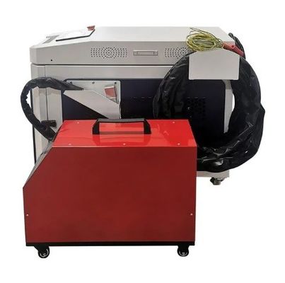 1人のレーザ溶接機械1080nm手持ち型レーザーの溶接工に付きポータブル3人