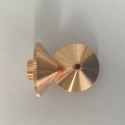 レーザーのカッター ヘッドの部品は高性能および正確さをノズルを通して出すために銅張りにする
